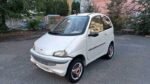 Vue arrière et coffre de la microcar