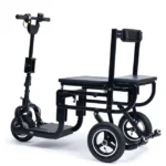 Détail de la batterie et du système de charge du scooter
