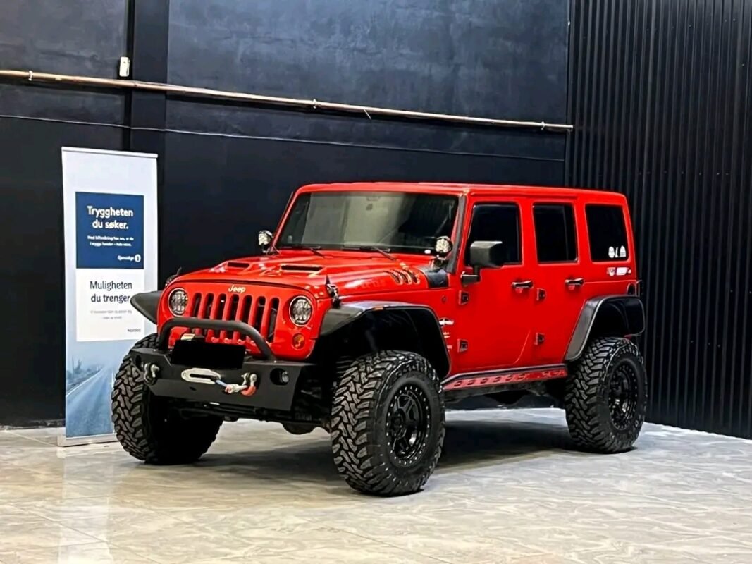 Jeep Wrangler profil arriere